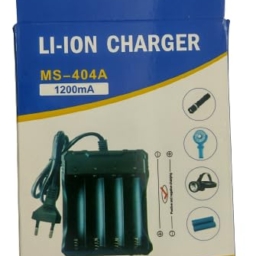 AC to DC 18650 3.7v Battery Charger, 4 Cell Battery Charging Slot