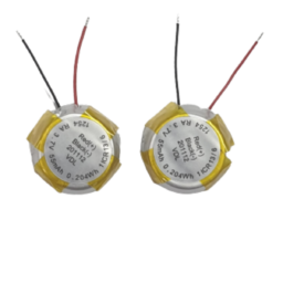 KP Original Universal Replacement Round Battery for airpod 1254 RA3.7V 55mAh 2.204wh 1ICR13/6(Pack of 2)