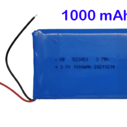 KP 523450 3.7v 1000mAh Rechargeable Battery for RC Toys, Bluetooth, Drone, DIY, MP3,DVD 1000 mah