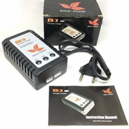 IMAX B3 AC Compact Balance Charger for 2S-3S LiPo for Robotics Science Project Drone, Hobby Kit (Black)
