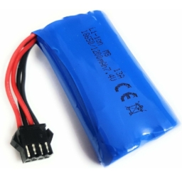 KP Original 7.4V 1200mAh 13A 2S Li-ion JST SM 4 pin Connector Rechargeable Battery 1200 mah for DIY Projects, Toys, Robotics