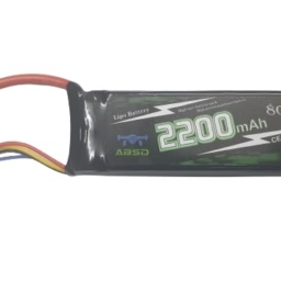ABSD LiPo Battery 11.1V 2200MAH 3S 25C for Drone, RC car (Pack of 1)