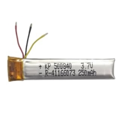 KP Original Battery 500840 3.7V 250mAh Rechargeable 3 Wire Battery, Compatible/Replacement Battery for OnePlus Neckband, Bluetooth Headset,