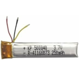 KP Original 500840 3.7V 250mAh Rechargeable 3 Wire Battery, Compatible/Replacement Battery for OnePlus Neckband, Bluetooth Headset, DIY, Robotics