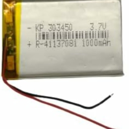KP Original 303450 3.7v 1000mAh Rechargeable Battery for RC Toys, Bluetooth, Drone, DIY, MP3,DVD 1000 mah