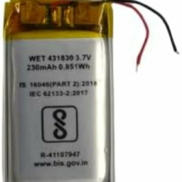 KP-431830 3.7v 230mah Rechargeable Battery for Bluetooth Speaker/Hands Free, Bluetooth Headphone 230 mah