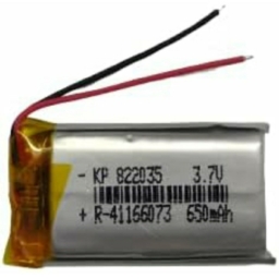 KP-822035 3.7V 650mAh Rechargeable Battery with Connector for Drone, Toys, Gaming, Robotics, Bluetooth Speaker, 650 Mah Battery