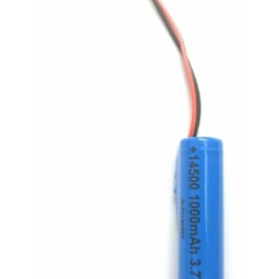 KP 14500 3.7v 1000mAh Rechargeable Battery (with Connector) for Toys, DIY, Robotics 1000 mah