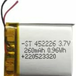 KP-452226 3.7v 260mah Rechargeable Battery for Bluetooth Speaker/Hands Free, Bluetooth Headphone 260 mah