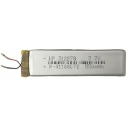 KP 312278 3.7v 550mAh Rechargeable Lithium Polymer Li Po Battery Pack 550 mAh for Toys Drone DIY Speakers, DVD etc