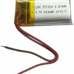 KP Original-751524 3.7v 220mAh 0.814Wh Rechargeable Battery for Bluetooth Neckband, Headset, DIY,Robotics 220 mah