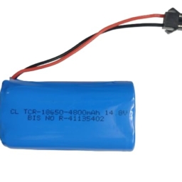 KP 14.8V 18650 Lithium ion 14.4V Rechargeable Battery Pack 4S1P 16.8V Battery for Project Work Industrial Equipment Robotic Vacuum Cleaner Milagrow Redhawk Floor Cleaner Eufy robovac (4800 mah)