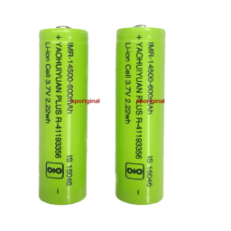 IMR 14500 3.7V 2.22wh 600mAh Lithium ion Rechargeable Cell Battery AA/14500