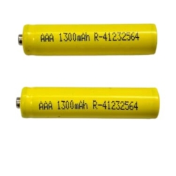 TURBOCELL AAA Rechargeable NI-MH Batteries, 1300mAh (Full Capacity), 1.2V, Pack of 2