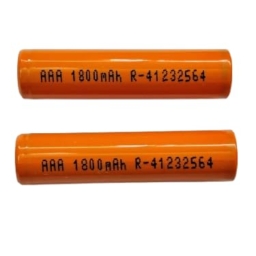 TURBOCELL AAA Rechargeable NI-MH Flat-Top Batteries, 1800mAh (Full Capacity), 1.2V, Pack of 2