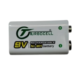 Turbocell 9V 300mAh NI-MH Rechargeable Battery for Long-Last High-tech Environmental Battery(Pack of 1)