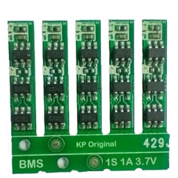 1S 3.7V 1A li-ion BMS PCM 18650 Battery Protection Board PCB for 18650 Lithium ion li Battery Cercuit board Pack of 5
