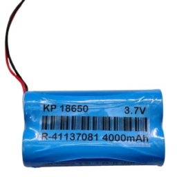 KP Original 3.7V 4000mAh Rechargeable 2 pin Connector Battery for Toys, RC Car, Equipment, 4000 mAh Win Way Cell