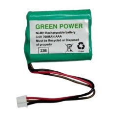 KP - Green Power Ni-MH 3.6V 700mAH AAA Rechargeable Battery Pack for Toys/Cordless Phone