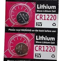 KP Original Lithium CR1220 Coin Type 3V Micro Lithium Cell Battery for Dvr, Watch & Medical Devices Etc (Pack of 5 Pcs)