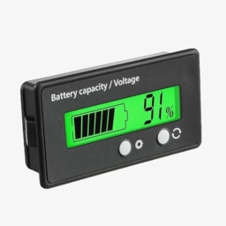 KP Original Battery Capacity Indicator Pro, 8-120V Digital Monitor with Green LCD Display for LFP, NMC, Lead Acid Batteries, Voltage and Charge Percentage Meter