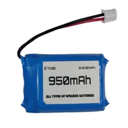 KP Original Battery 3.7V 950mAH 2PIN Connector Lipo Rechargeable Battery Model KP-352510 | Lithium Polymer Battery for Bluetooth Speaker