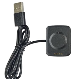KP Original Charger Compatible with One-Plus Watch 3/2 / 2R - Magnetic Charger Dock USB Cable (Black)