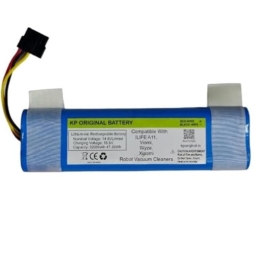 KP Original 14.4V 3200mAh/47.36Wh Replacement Battery Compatible with ILIFE A11 CECOTEC Conga 3290 Viomi SE Xiaomi mi Robot Vacuum mop pro Viomi V2 V2pro V3 V3pro SE Robot Vacuum Cleaner, Wyze.
