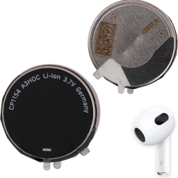 KP Original Replacement Battery BLP601 CP1154 Compatible with Pro Earphones Left with Tools (Left Side)