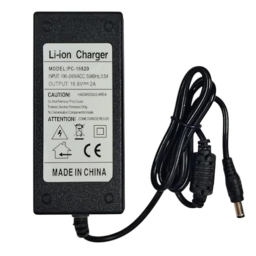 KP Original 16.8V 12V 11.1V 18650 3S Battery Pack Lithium Battery Charger Constant Voltage Constant Current Plug DC 3.5 MM Lithium Battery Li-ion Lipo Lithium Polymer Charger with Indicator (2A)