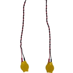 CR1220 3V Coin Cell Battery with Wire with 2 pin Connector (CMOS) (Pack of 2)