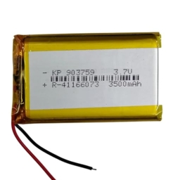 KP Original - 903759 3.7v 3500mAh Rechargeable Battery for Power Bank DVD, Tablet, MP3 Player, GPS, Instruments and DIY 5000 mah