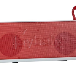 Portable Wireless Bluetooth Speaker, 15W Extra-Bass, AST-3312 Model (Red & White)